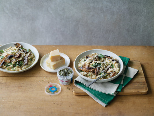 Mushroom & Spinach Risotto