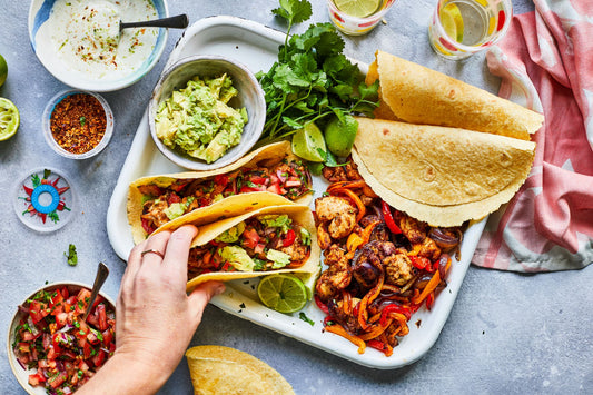 Air Fryer Chicken Fajitas with Cornish Sea Salt Chilli Hit