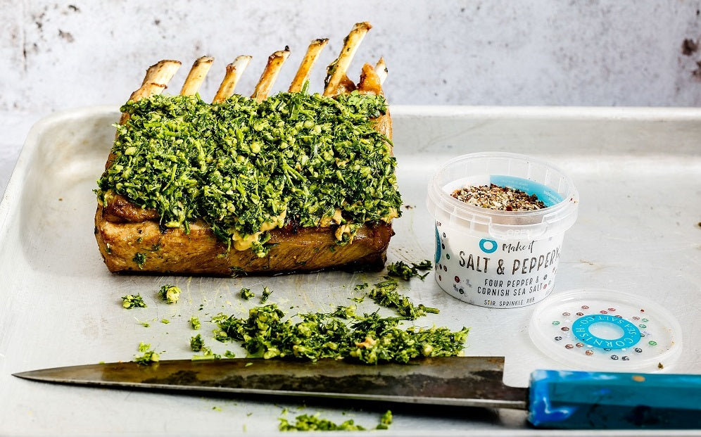 HERB CRUSTED RACK OF LAMB