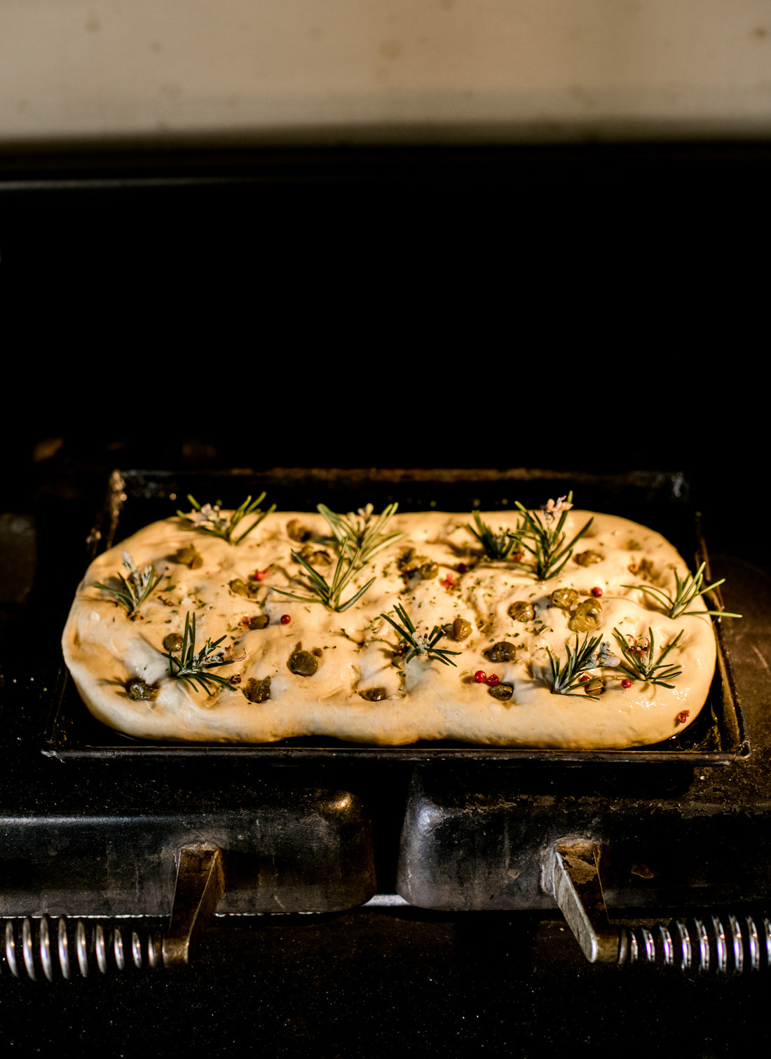 Caper, Rosemary & Sea Salt Focaccia