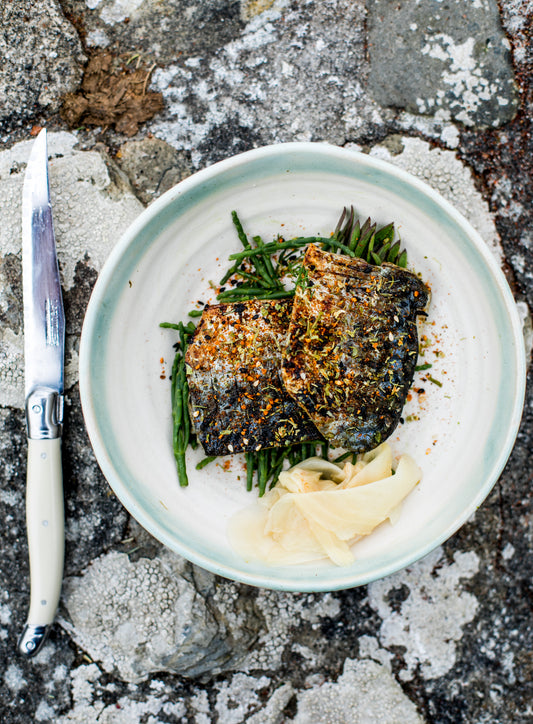 Cured Mackerel with Samphire