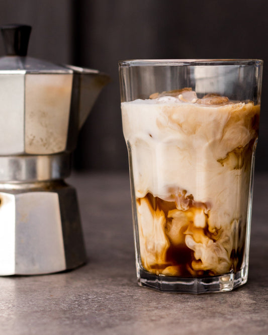 Cardamom and Salt Caramel Ice Latte