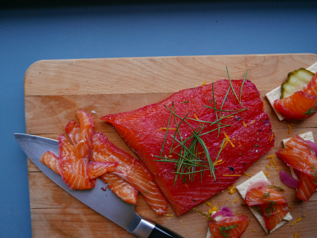 Vodka Cured Salmon