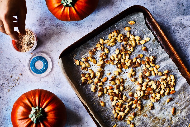 Toasted Pumpkin Seeds with Smoked Sea Salt Flakes