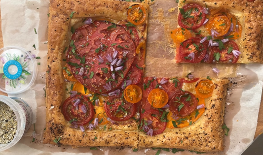 Tomato Tart with Cornish Sea Salt Roasting Salt