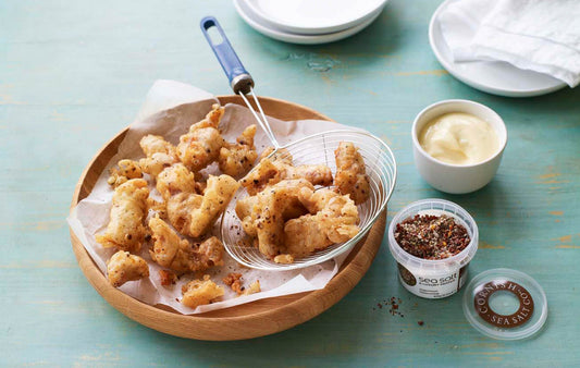 Crispy Salt & Pepper Chicken with Aioli