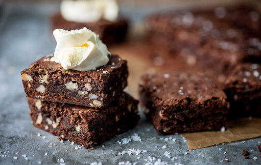 Chocolate Brownies with Cornish Sea Salt